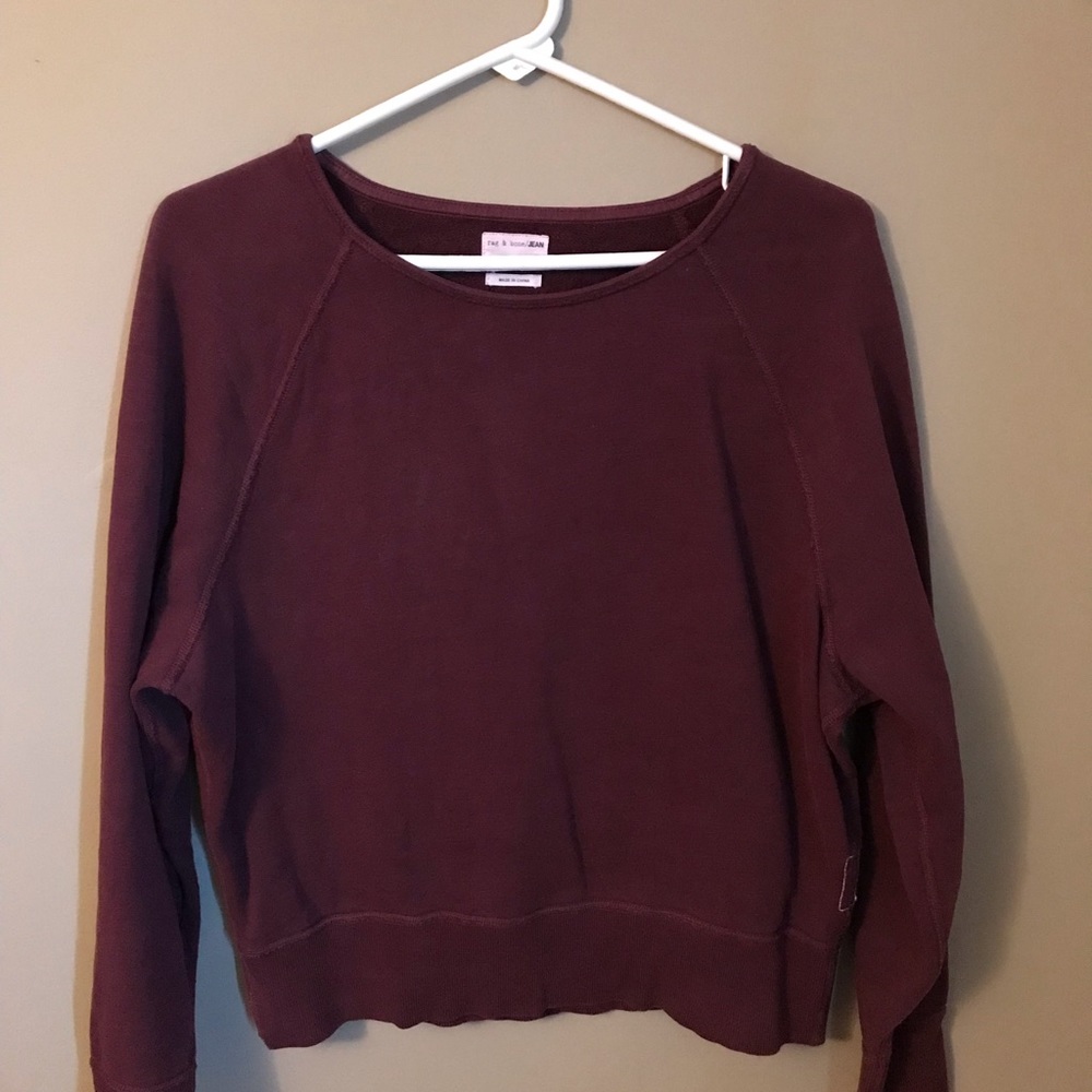 Rag & Bone, Port colored sweatshirt, size XS small ***Excellent Condition!
